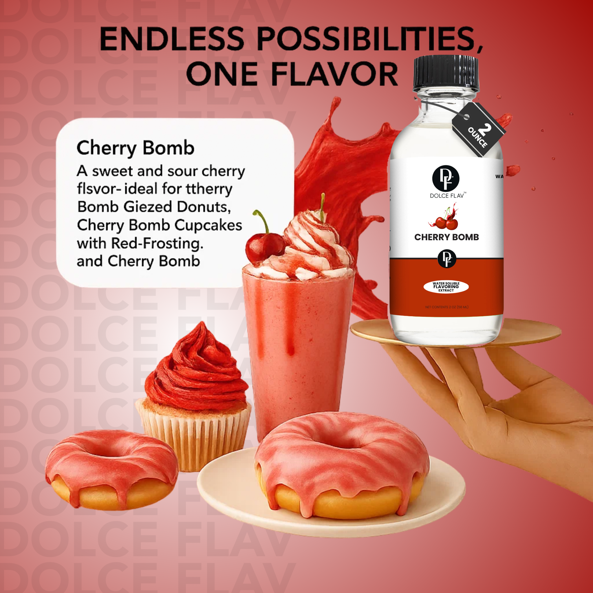 Dolce Flav - Vendita all'ingrosso Estratti di frutta/alla vaniglia - Estratto di Ciliegia Esplosiva5