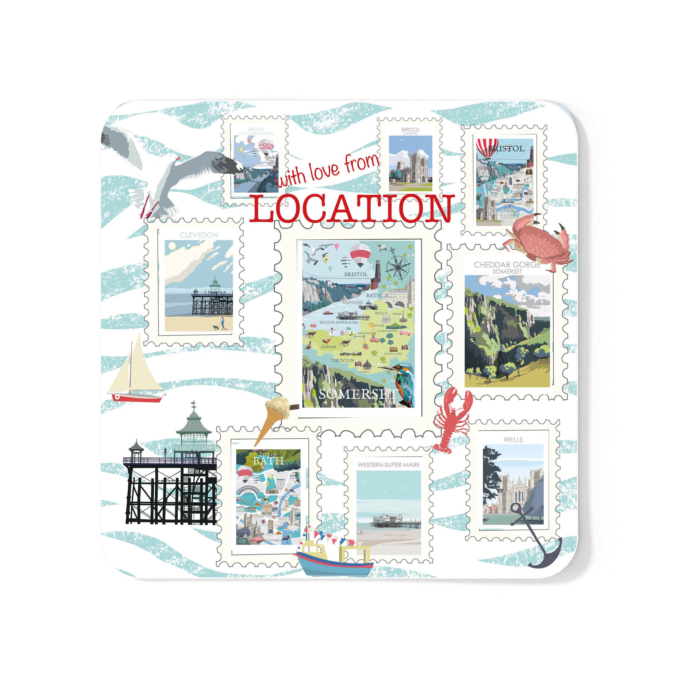 Betty Boyns Designs – wholesale Coasters – COASTER MAKE MY LOCATION
Customise with location choice56