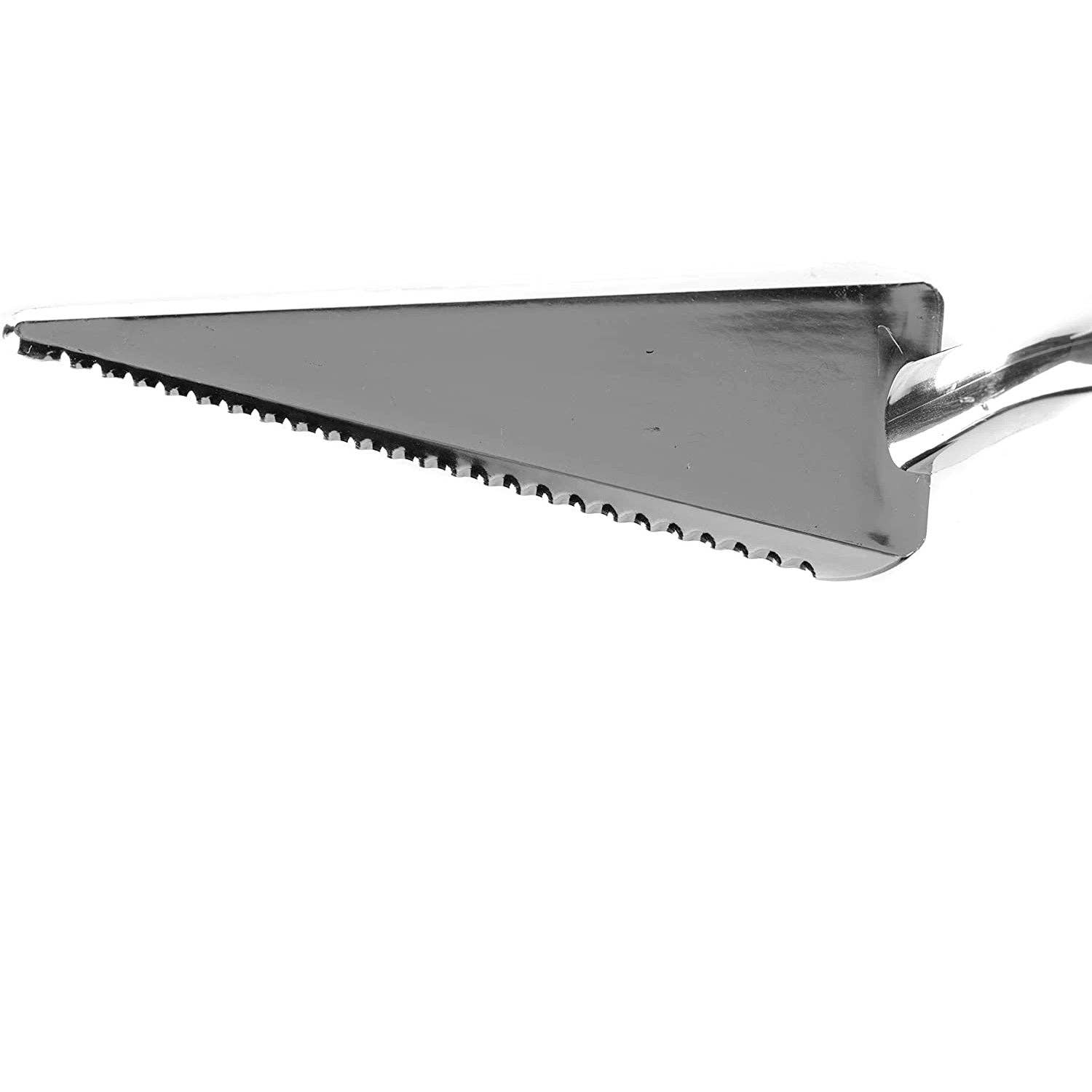 EcoQuality – wholesale Serving utensil – Silver Disposable Plastic Cake Servers Cake Lifter 10"0