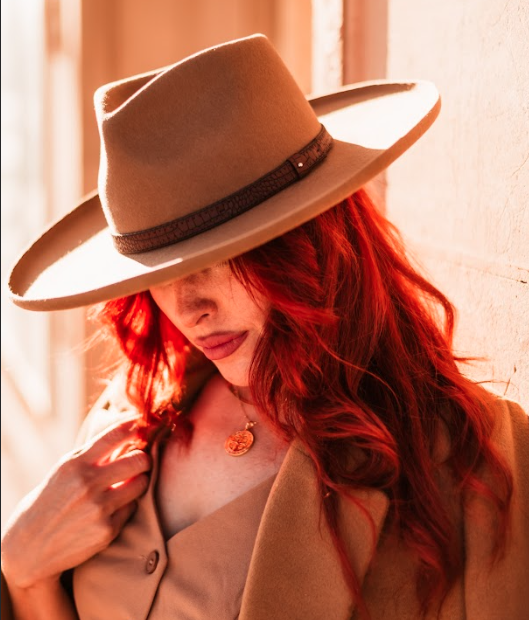 American Hat Makers - Vendita all'ingrosso Fedora - Unisex - Cappello Fedora in feltro di lana con bordo stretto - modello Hudson26