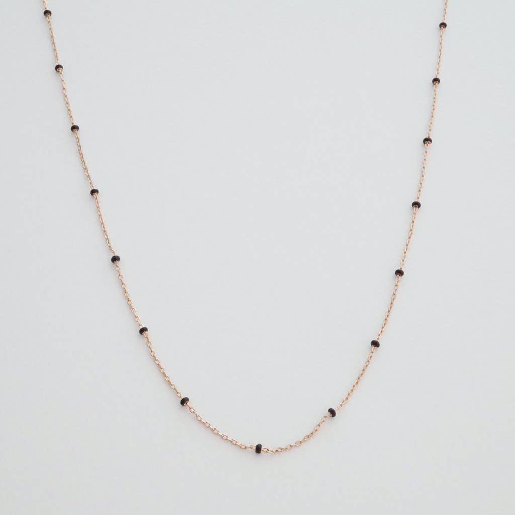 Honeycat Jewelry - Wholesale Link & Chain Necklace - Mary Beaded Chain Necklace3
