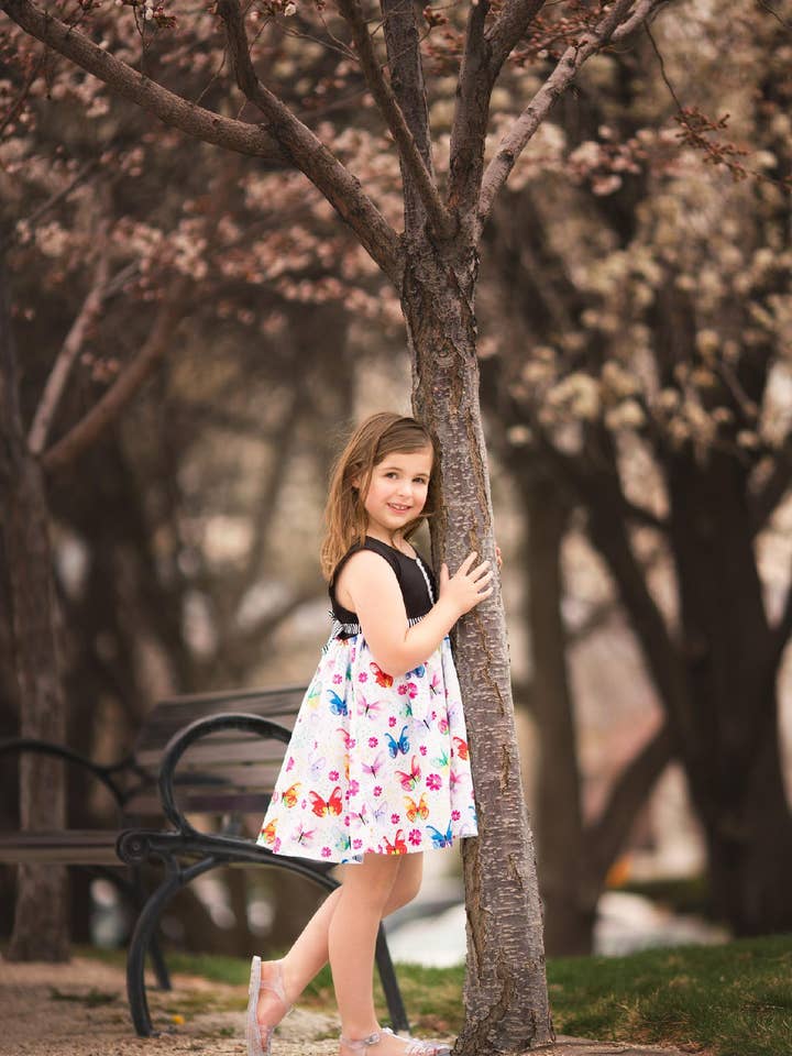 Butterfly Boutique Dress Infant Toddler Girls for wholesale by Carolina Kids