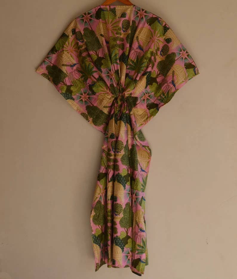 Bhawana Handicrafts - Wholesale Kaftan - Women's - Beautiful Cotton kaftan Indian Long Kaftan Dress3