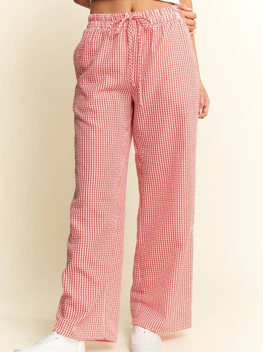 JADE BY JANE - Wholesale Pants - Women's - Gingham boxer pants14