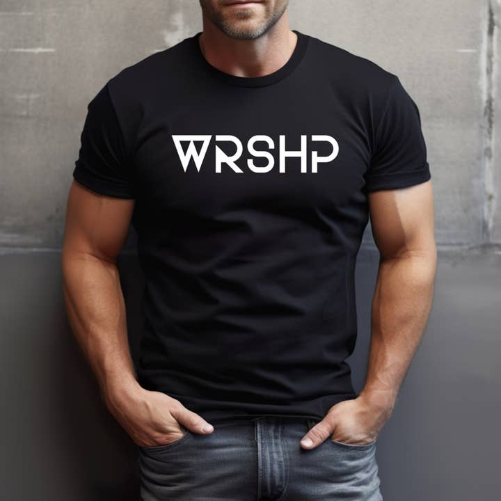 Posh Magnolia Boutique - Vente T-shirt sérigraphié – homme - T-shirt religieux chrétien pour hommes Worship de Gildan0