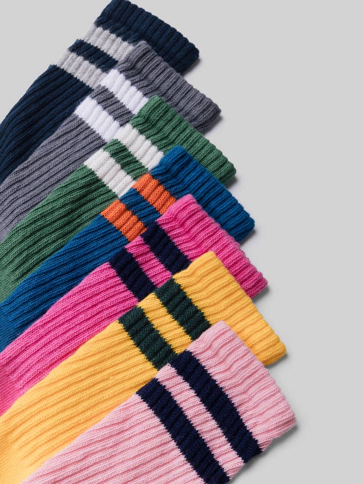 American Trench - Wholesale Socks - Unisex - Retro Double Stripe
