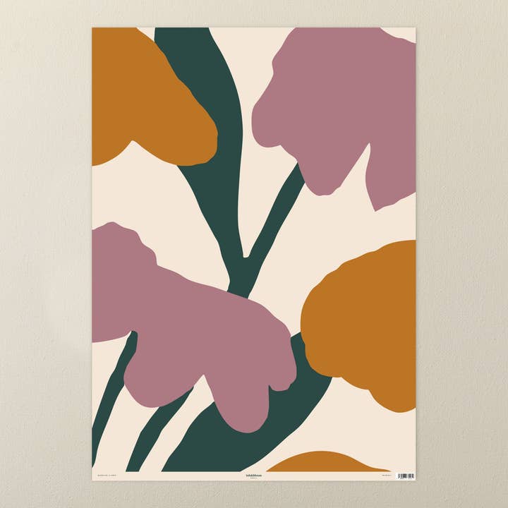 Ink & Bloom – wholesale Flat wrap – Floral Bloom Vol.01 Single Sided Wrap1