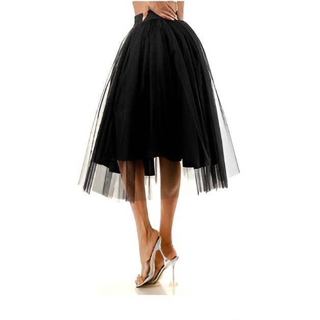 Black Pearl Clothing - Venta al por mayor Camisa - Mujer - FALDA DE TUL CON VUELO TALLA GRANDE6