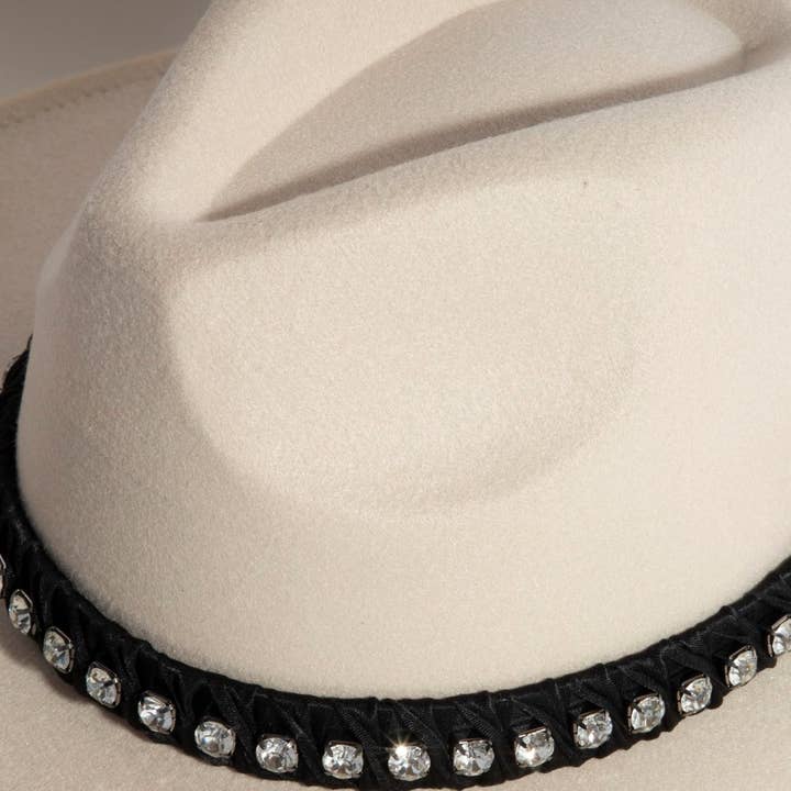 Anarchy Street - Wholesale Fedora - Women's - Rhinestone Strap Fedora Fashion Hat3