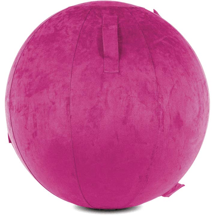 360 - YOGA-75-COWBALL-SRaspberry-Manual for wholesale by Husband Pillow