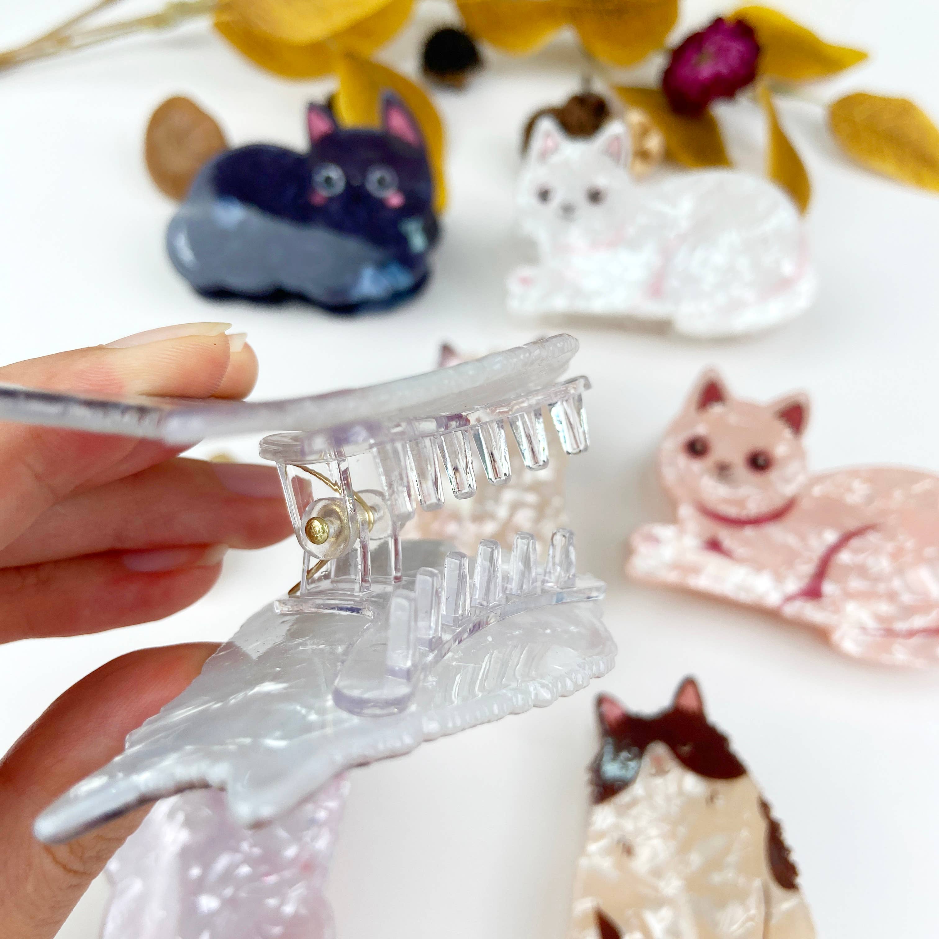 mildstyles - Wholesale Hair Clip - Women's - Creative  Cute Cat Hair Claw Clip6