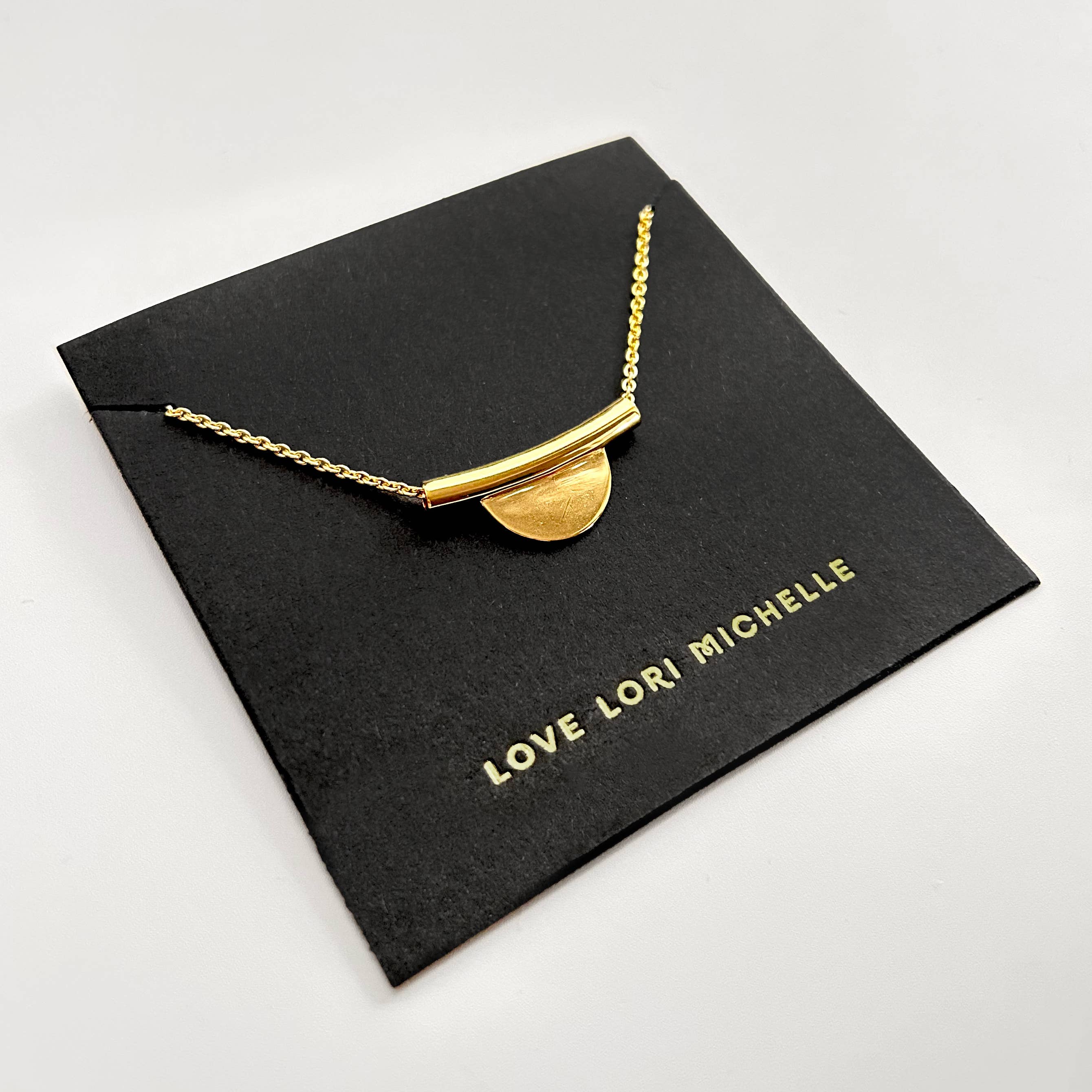 Love Lori Michelle Jewelry - Wholesale Pendant/Charm Necklace - Horizon Geometric Statement Necklace4