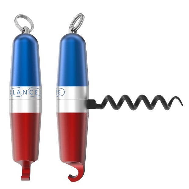 Pocket corkscrew bottle opener with ring for wholesale by LANCE