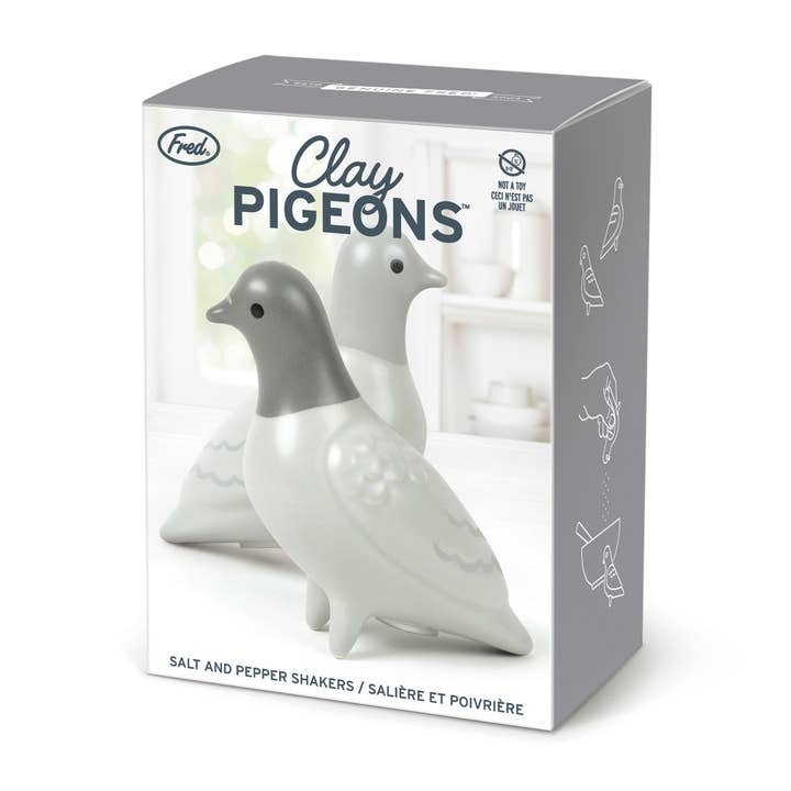 Fred & Friends - Wholesale Salt & Pepper Shaker Set - Clay Pigeons - Salt & Pepper Shakers