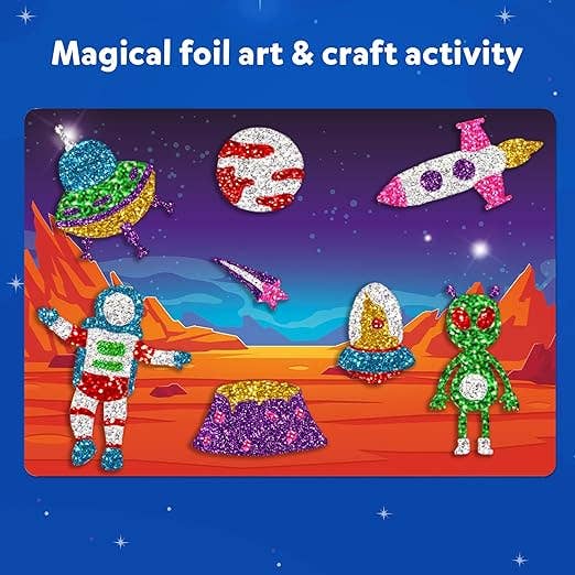Skillmatics - Wholesale Art Set - Kids & Baby - Skillmatics - Foil Fun - Up in Space No Mess Art for Kids5