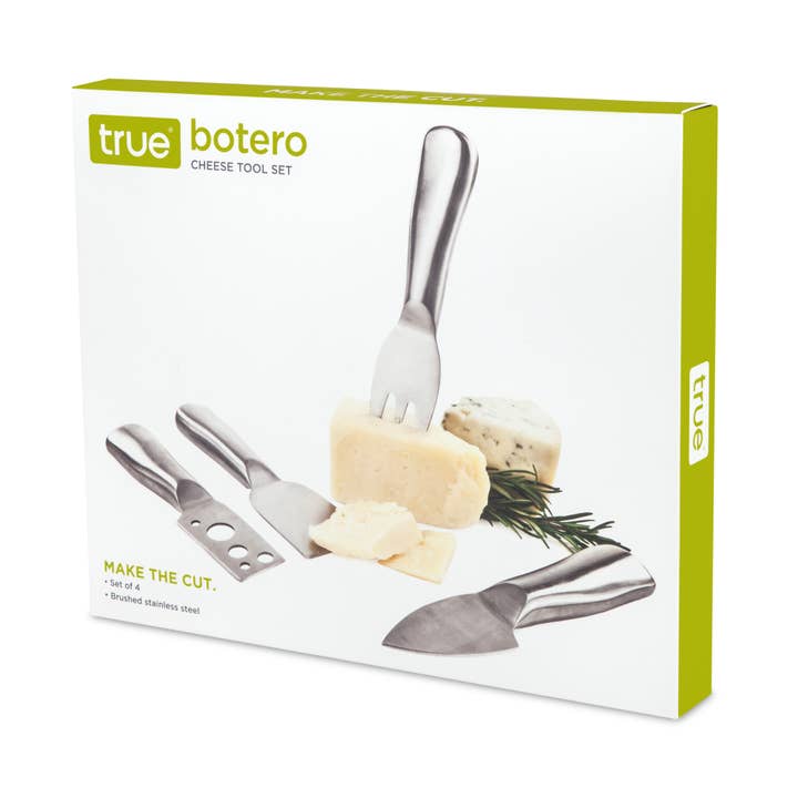 TRUE - Wholesale Cheese Spreader - Botero Stainless Steel Essential Cheese Tools Set of 41