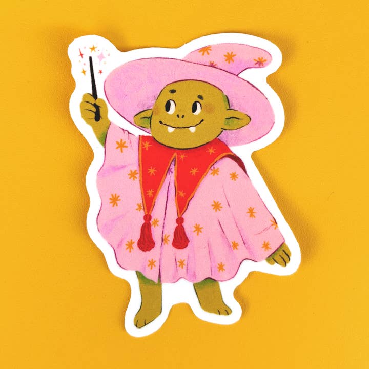 Goblin Magic Sticker for wholesale by Emma Trithart