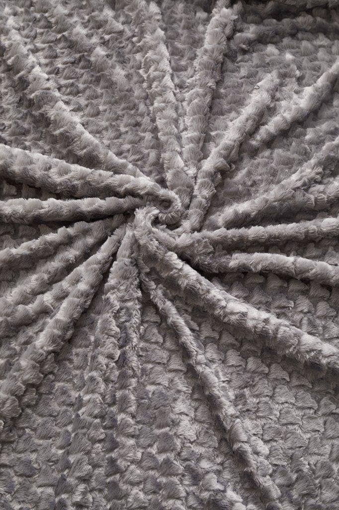 Duke Imports - Wholesale Throw Blanket - "You Are Not Alone" 1-Ply Faux Fur Patch Throw 50"x60"4