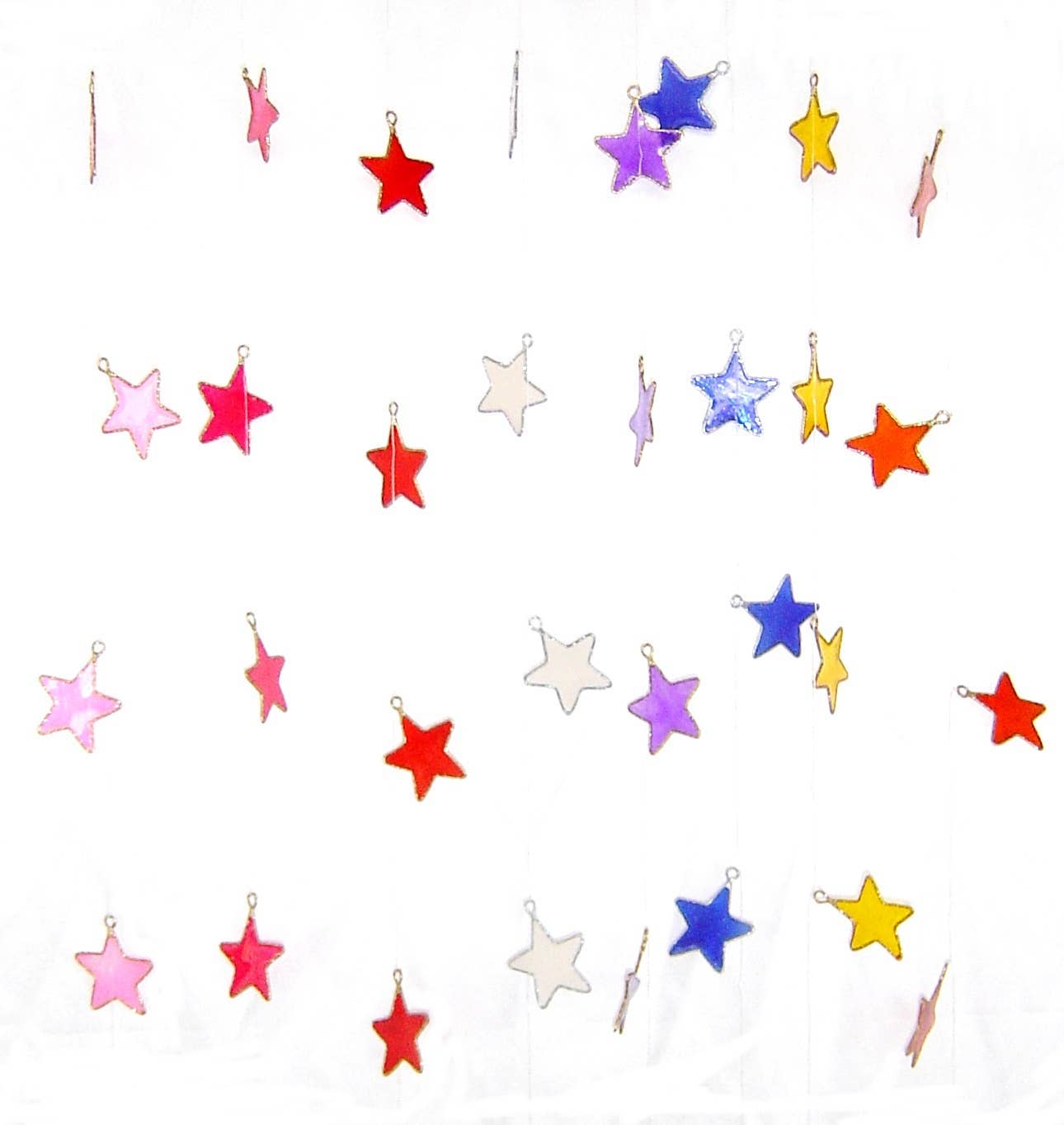 Muno - Wholesale Bunting/Garland - Set of 13 stars & hearts Christmas garlands4