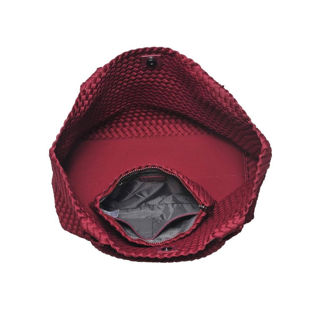 Sol and Selene – Großhandel Tragetasche – Damen – Große gewebte Neopren-Tasche "Sky's The Limit"95