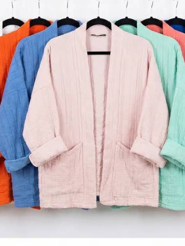 Mimi & Gogo - Vente Veste – femme - Veste matelassée en gaze de coton @5343_VesMatelasséGaze25