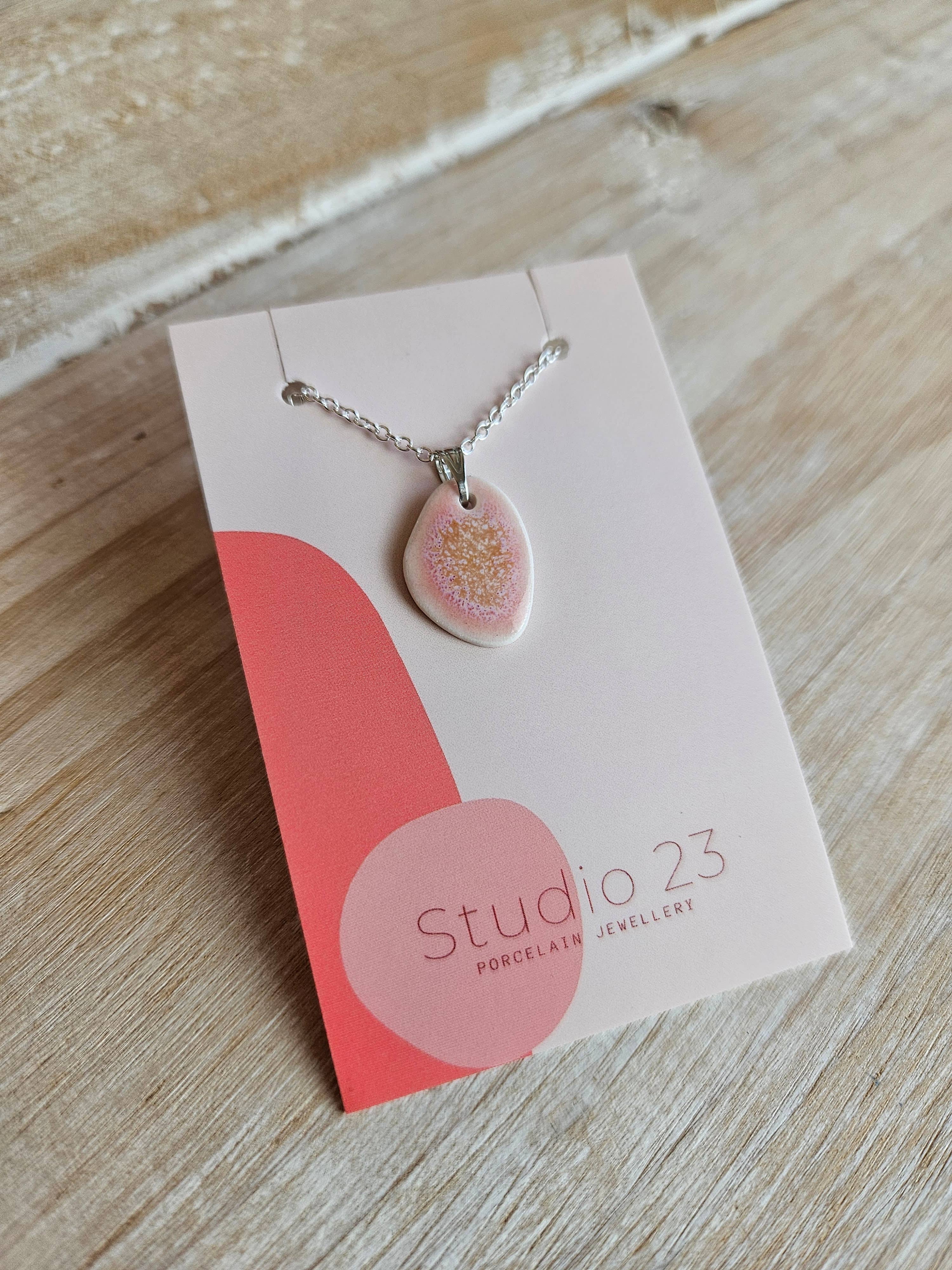 Studio 23 Ceramics – wholesale Pendant/charm necklace – NEW DESIGN Pendant Pebble10