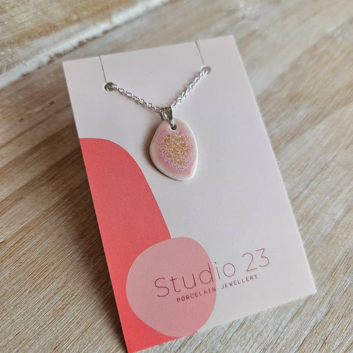 Studio 23 Ceramics – wholesale Pendant/charm necklace – NEW DESIGN Pendant Pebble10