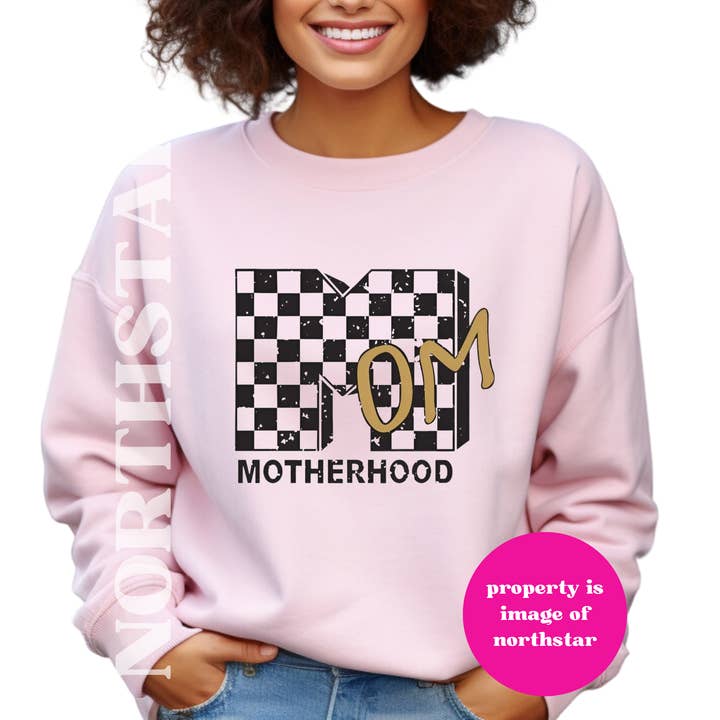 Northstar - Venta al por mayor Sudadera estampada - Mujer - Sudadera Mom Motherhood de MTV, sudadera Trendy Mom, rosa