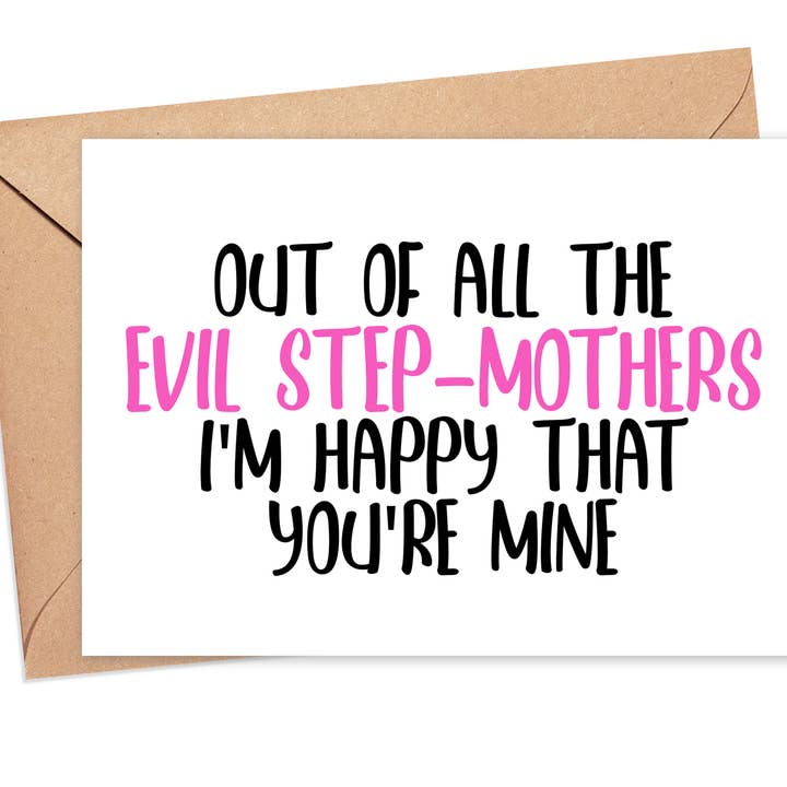 Saucy Avocado - Wholesale Mother's Day Card - Funny "Evil" Step-Mother Card