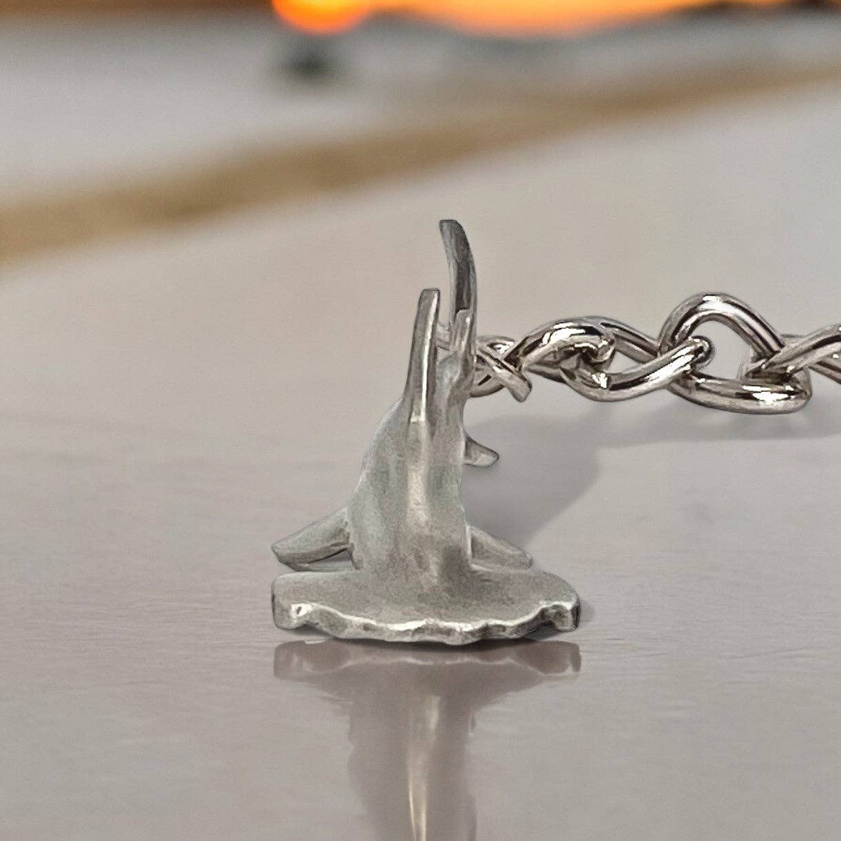 Big Blue by Roland St John - Wholesale Keychain - Unisex - Hammerhead Shark Keychain - Sea Life Collection - Pewter5