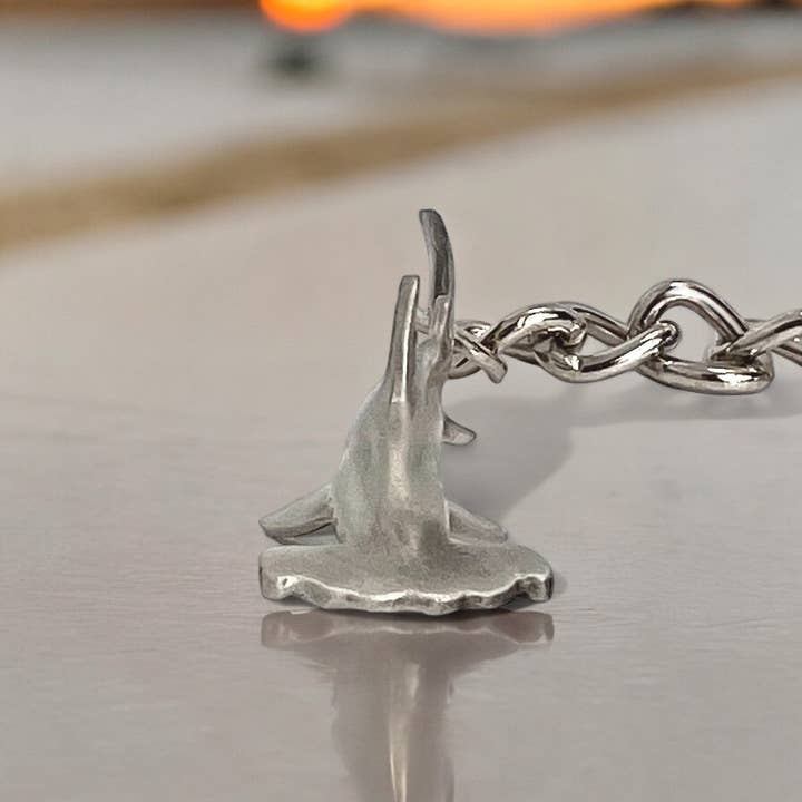Big Blue by Roland St John - Wholesale Keychain - Unisex - Hammerhead Shark Keychain - Sea Life Collection - Pewter5