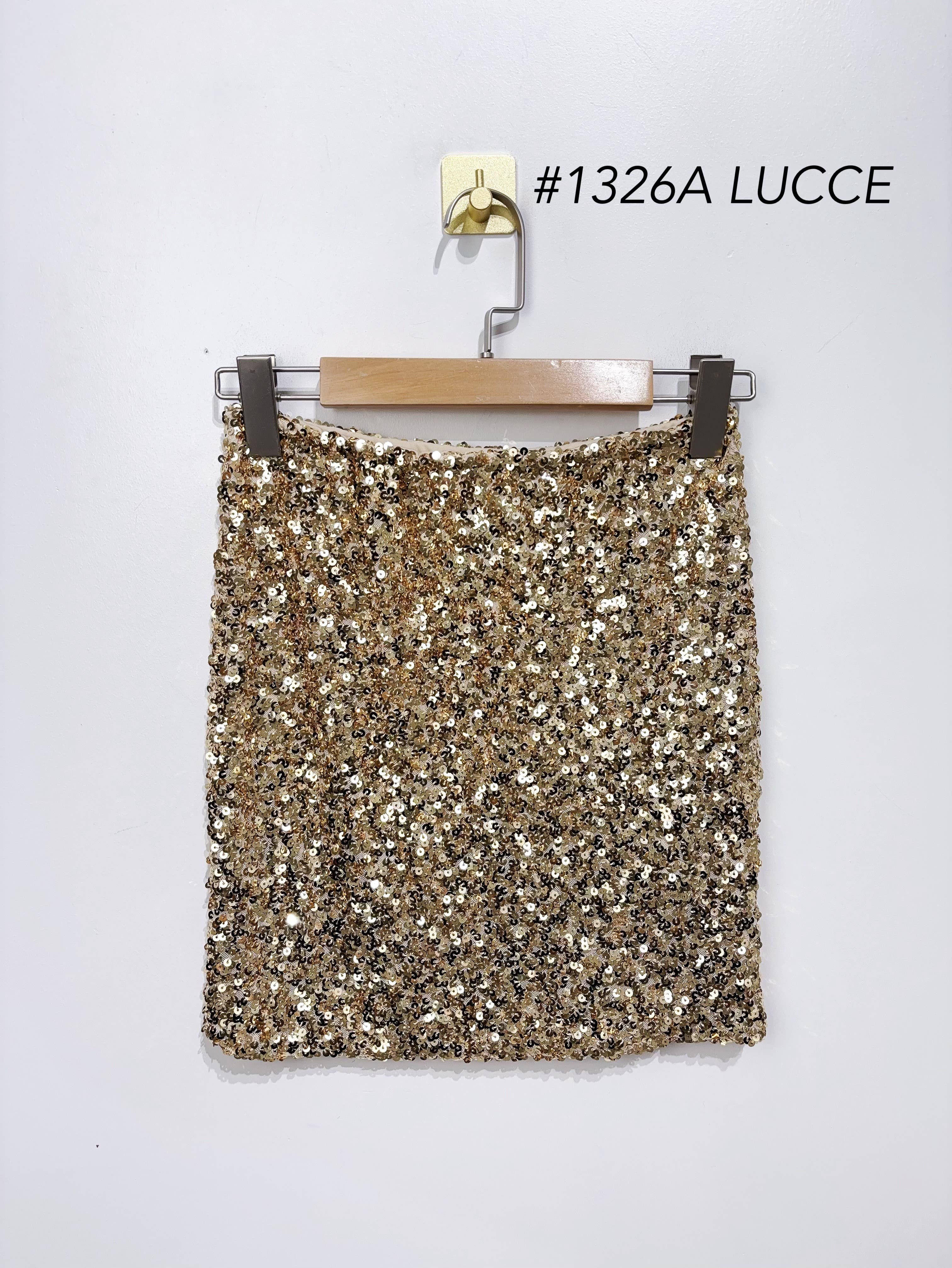 LUCCE - Wholesale Skirt - Women's - Sequin skirt - 1326A6