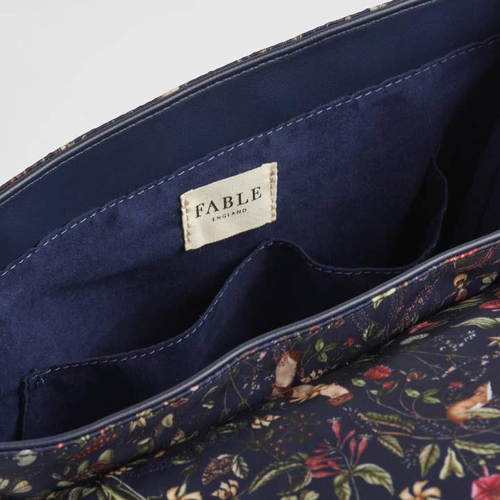 Fable England - Wholesale Backpack - Women's - Wolf Garden Large Navy Backpack - UK, US & EU6