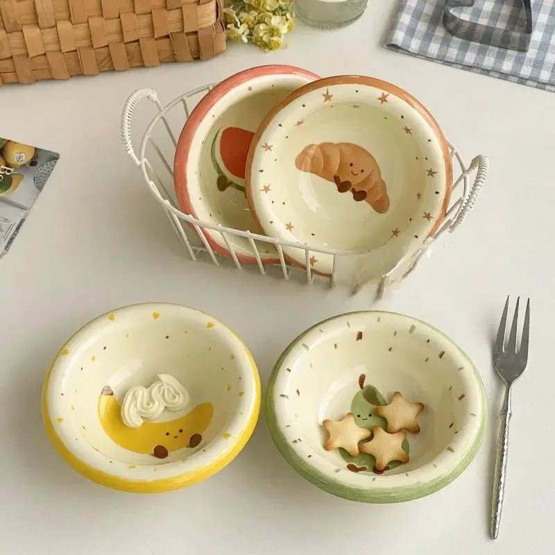 Otterware - Wholesale Condiment/Dip Bowl - Hand-Painted Fruit & Pastry Ceramic Dipping Bowls9