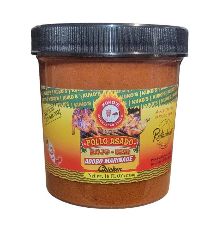 Kuko's adobos marinade sauce and seasoning - Wholesale Marinade - POLLO ASADO CON PINA Rojo Marinade0