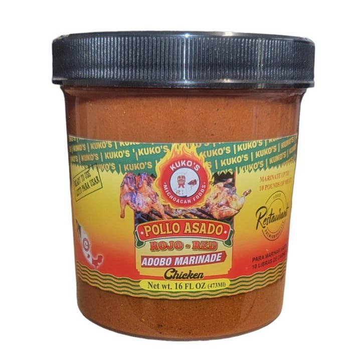 Kuko's adobos marinade sauce and seasoning - Wholesale Marinade - POLLO ASADO CON PINA Rojo Marinade