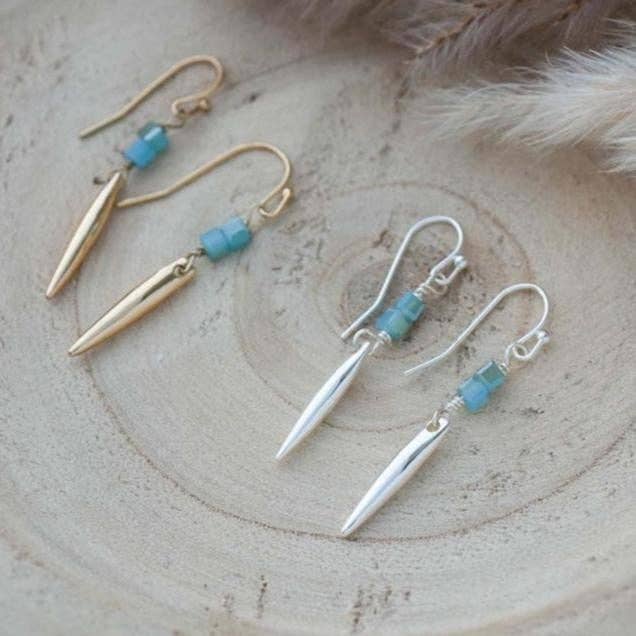 Wild Abandon Jewelry - Wholesale Dangle Earrings - altruism earrings-aqua