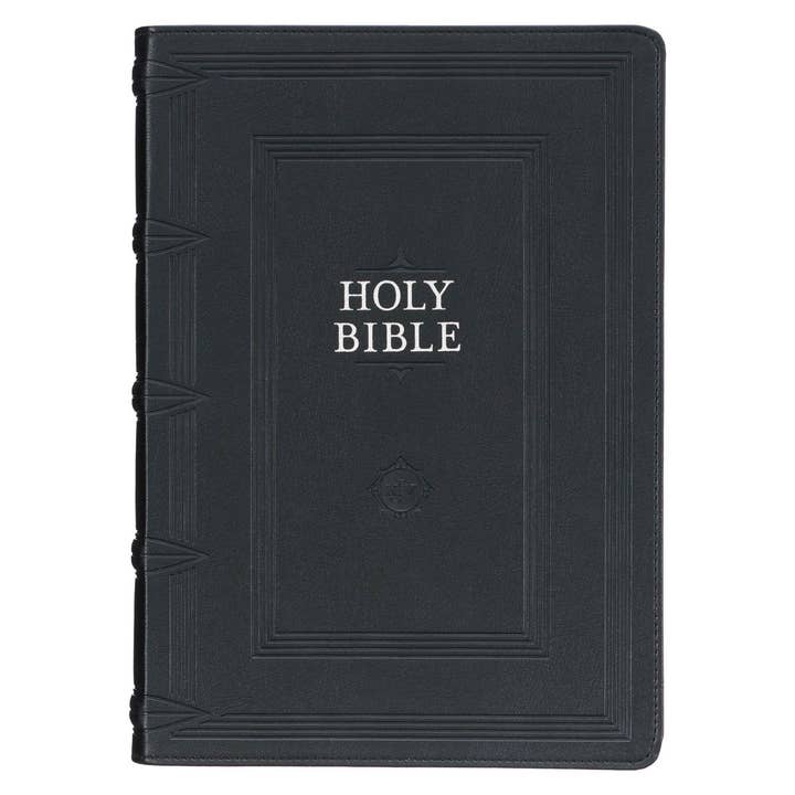KJV Study Bible Faux Leather, Black for wholesale by Christian Art Gifts