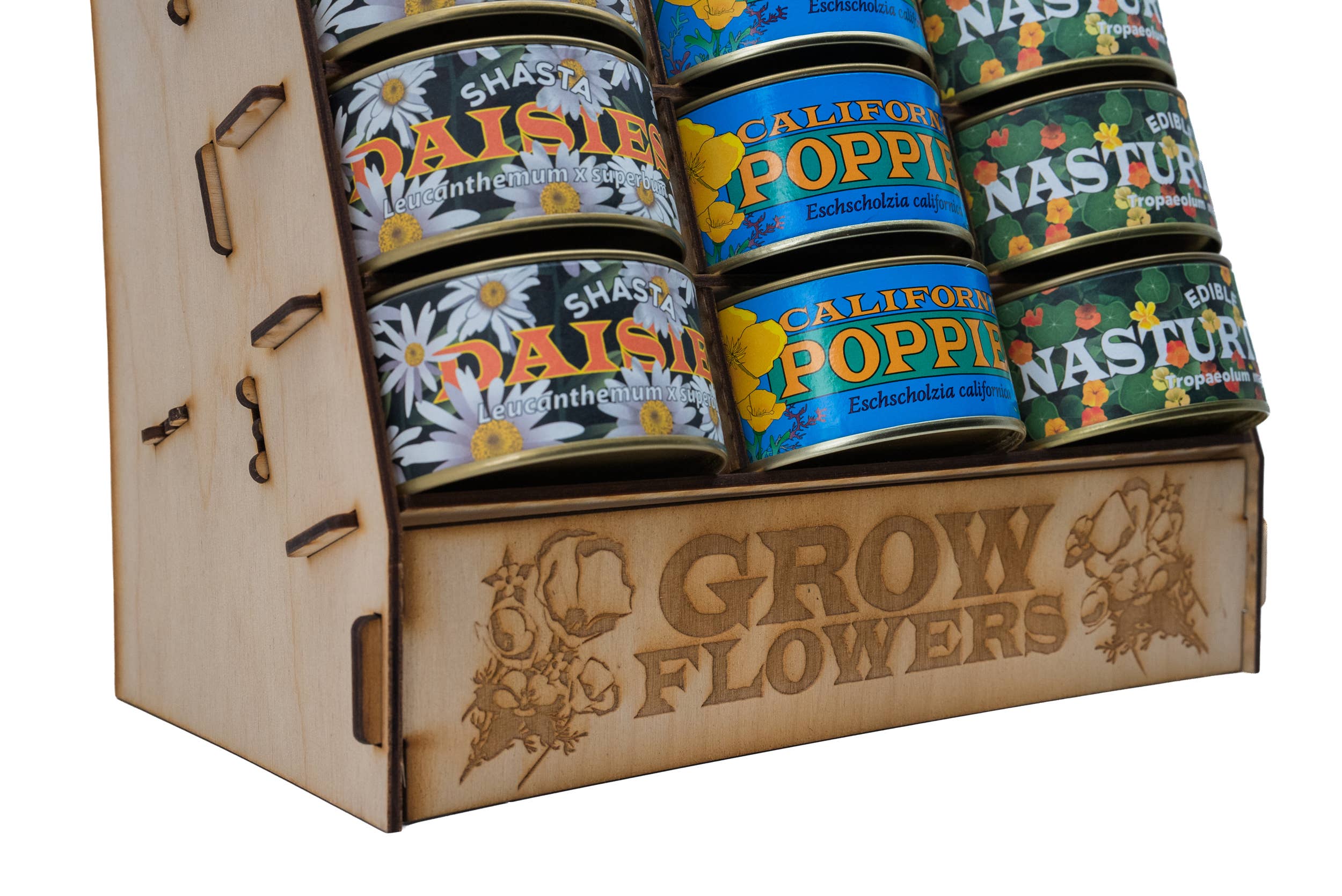 The Jonsteen Company - Wholesale Retailer Display - Home & Living - 18-Piece Flower Kit Display (Kits Not Included)5