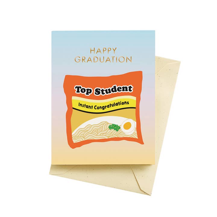 Seltzer Goods - Wholesale Graduation Card - Ramen Graduation Cards