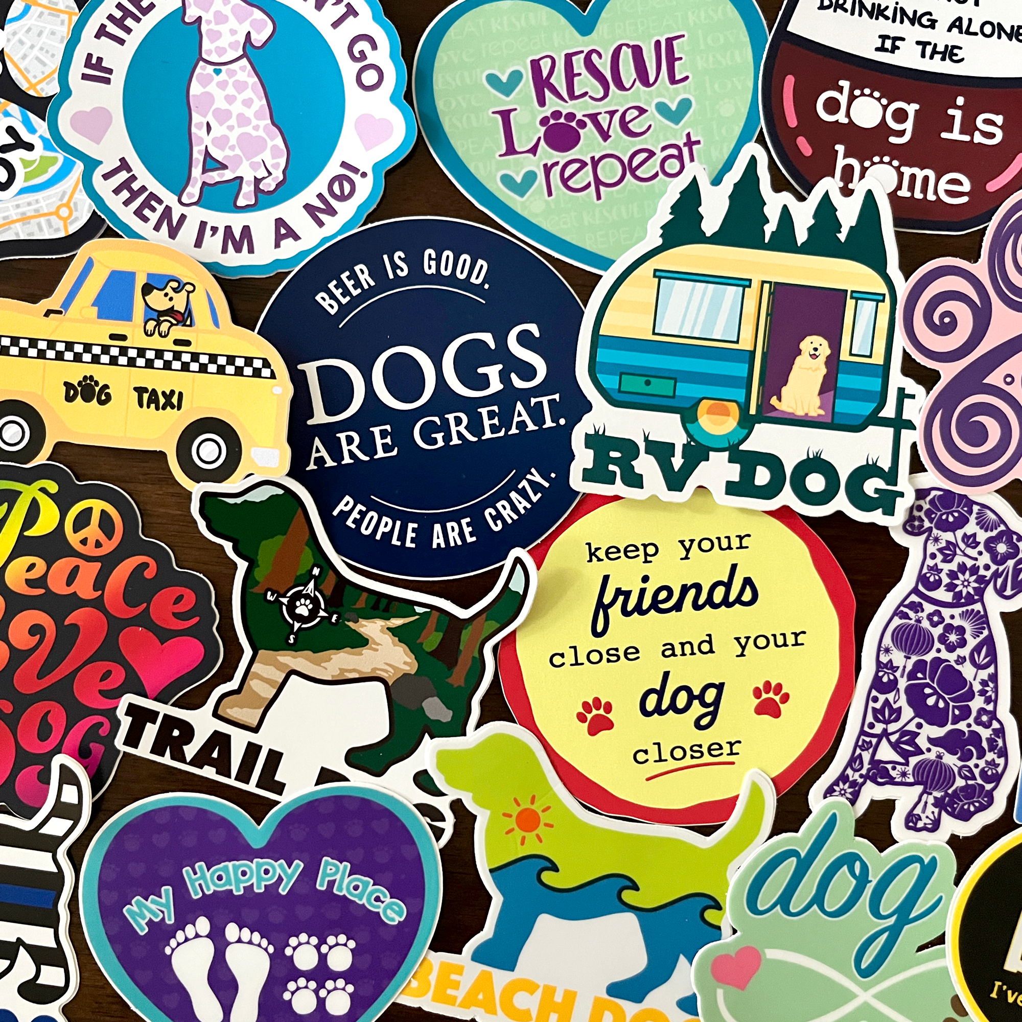 Dog Speak - Wholesale Sticker - 3" Sticker - Ski Dog4