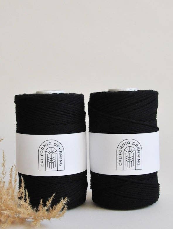 California Dreaming Macrame - Vente Fils à tricoter - Corde en coton recyclé torsadé de 2 mm | 130 m | plusieurs couleurs3