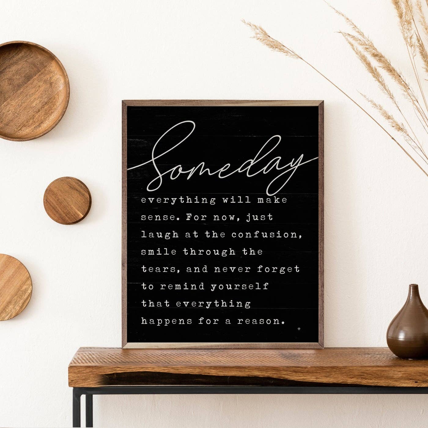 Kendrick Home - Wholesale Sign - Someday Black1