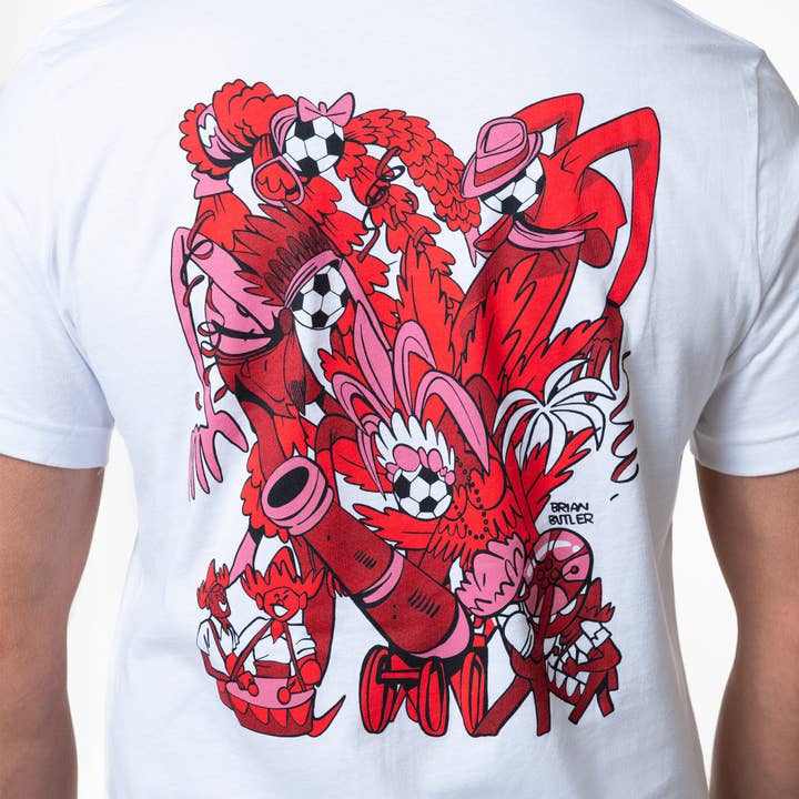 Trinidad and Tobago Cartoon Graphic Tee for wholesale by BOL Football