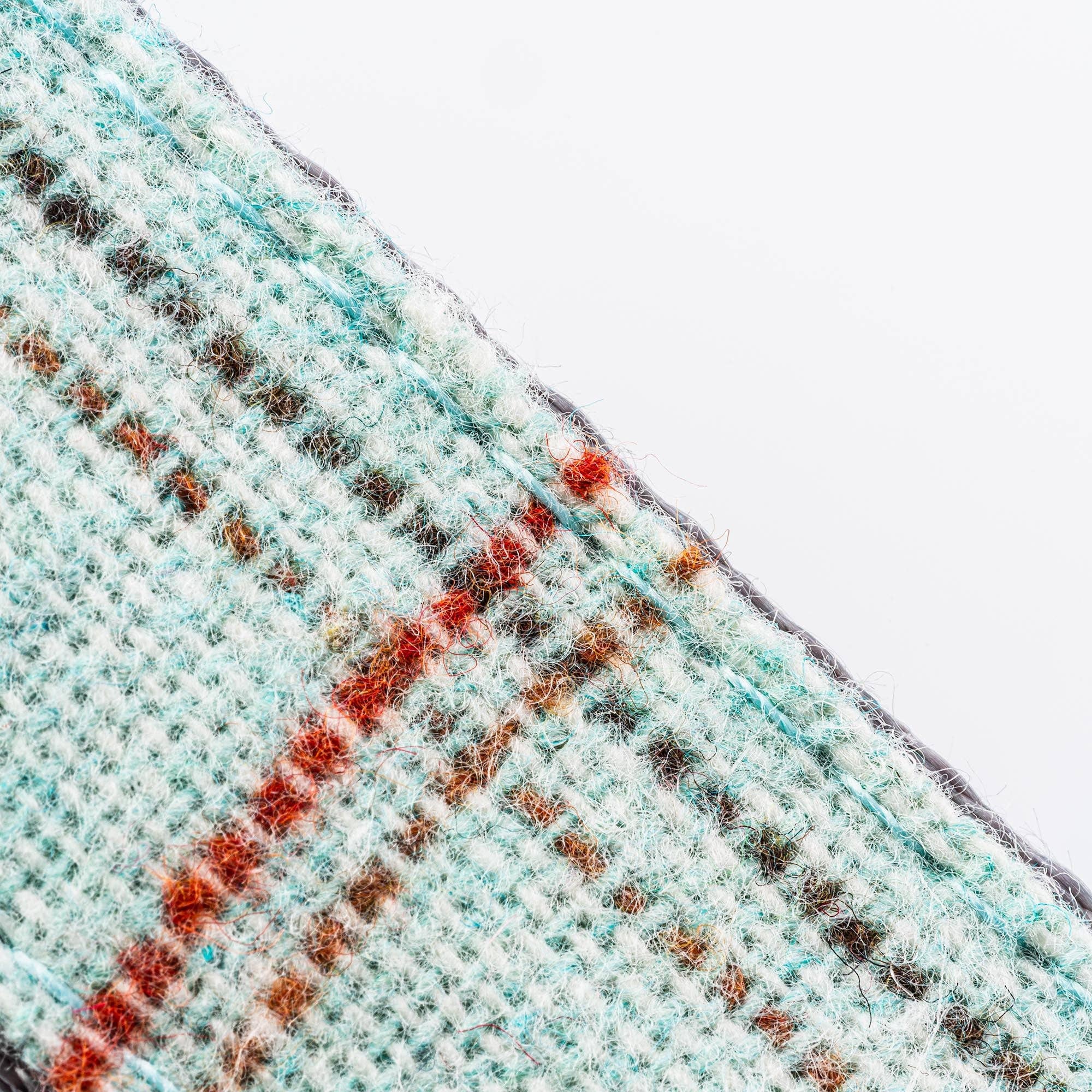 Hugo & Hudson – Engroshandel Halsbånd - Hund – Tweed Metal Spænde Hundehalsbånd - Aqua Ternet3