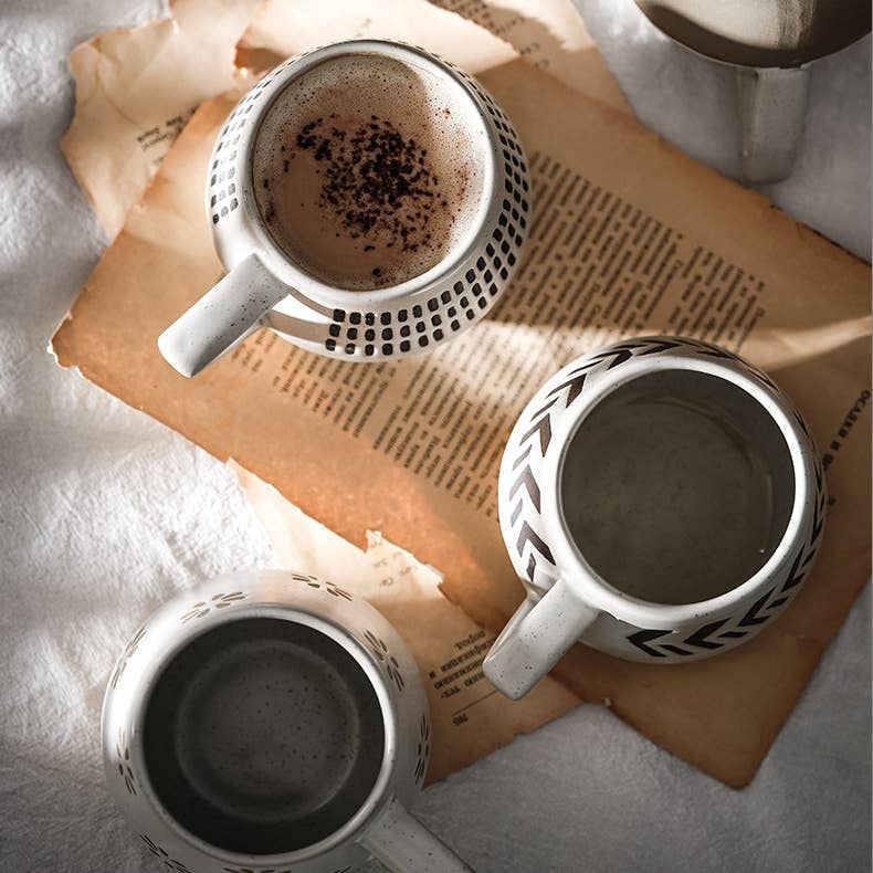 ACNITE(We cover U.S. import duties) - Wholesale Coffee Mug - Ceramic coffee cup Milk cup Retro Teacup kitchen6