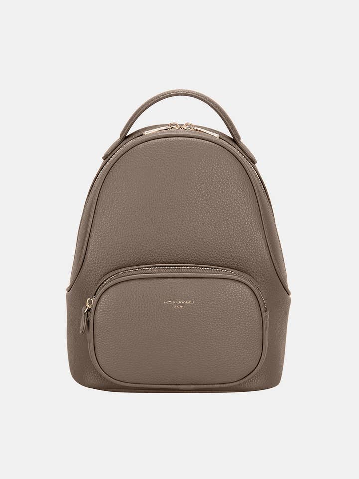 David Jones PU Leather Handle Backpack for wholesale by Fleur Couture