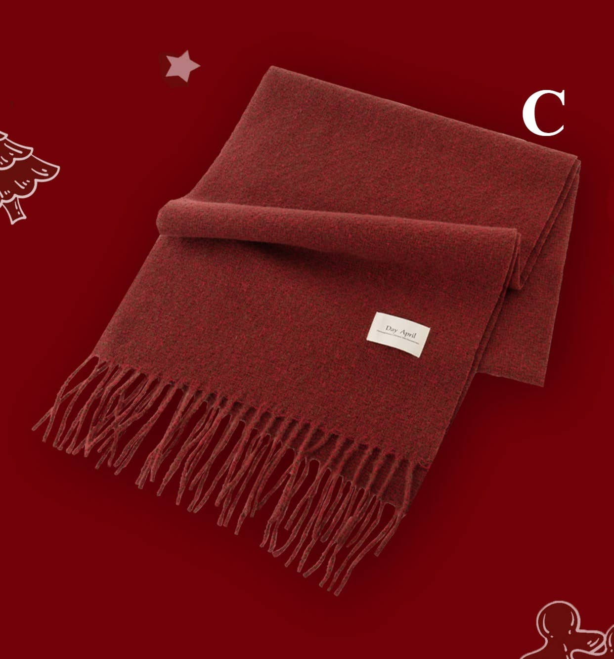 Sweetkama - Wholesale Scarf - Women's - Ladies Merry Christmas Plaid Daily Scarf SKAS41982