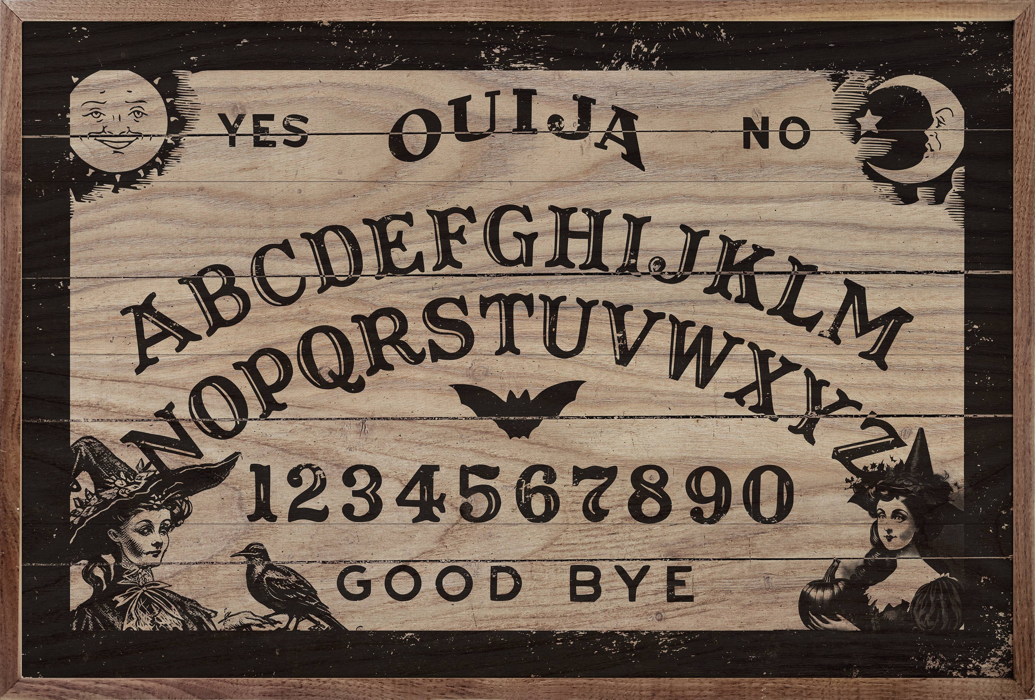 Kendrick Home - Wholesale Wood Wall Art - Ouija Board0