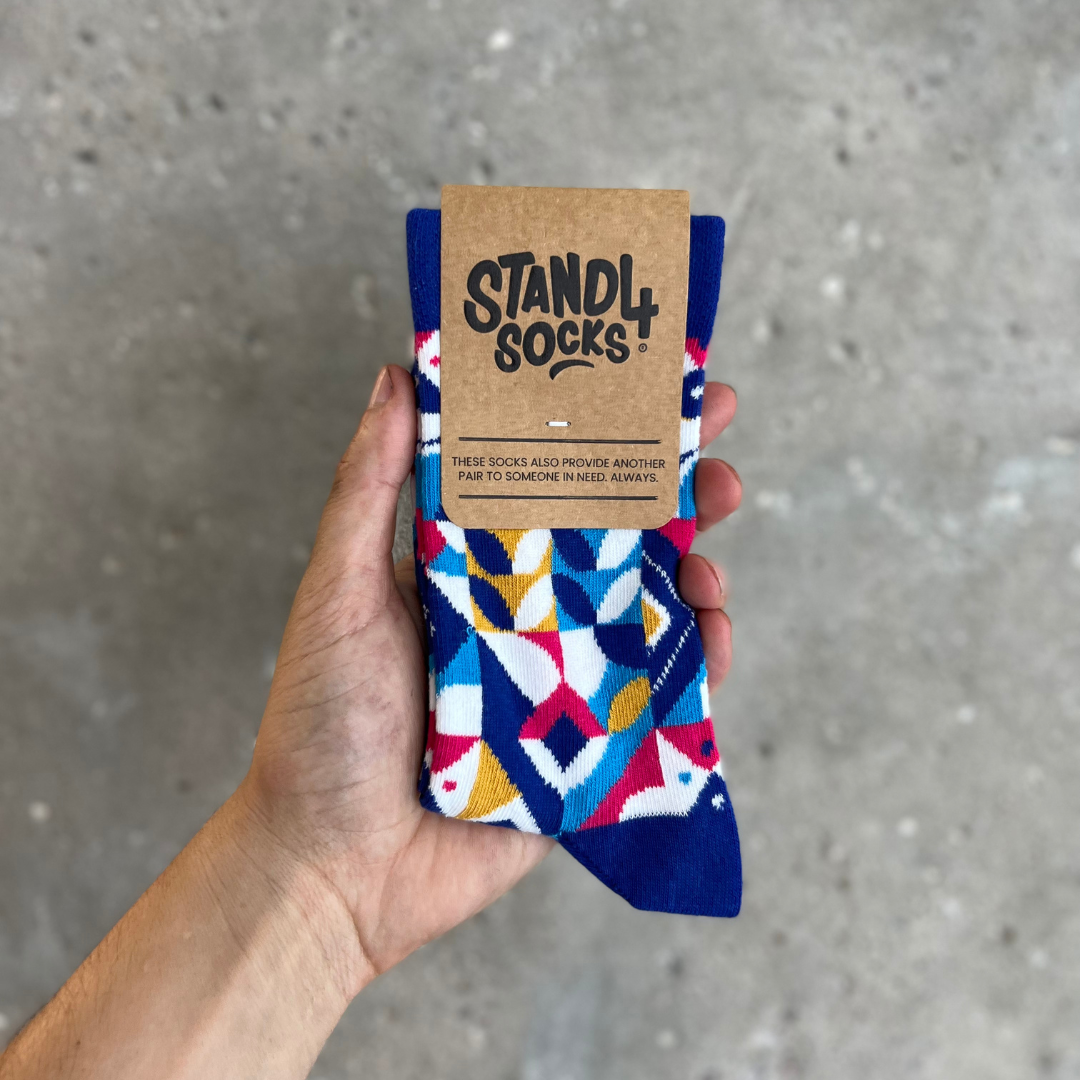 Stand4 Socks US - Wholesale Socks - Unisex - Geometric Colour Sock2